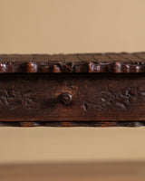 Black Forest Carved Occasional Table, Switzerland, 19th Century - Lone Fox