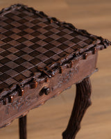 Black Forest Carved Occasional Table, Switzerland, 19th Century - Lone Fox