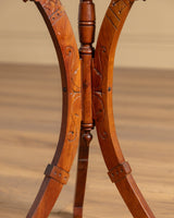 Black Forest Carved Stag Tripod Table, Germany, 19th Century - Lone Fox