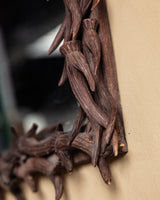 Black Forest Carved Wood Antler Mirror, Germany, 19th Century - Lone Fox