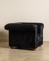 Black Ponyhair Club Chair, Italy, 1970's - Lone Fox