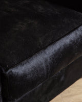 Black Ponyhair Club Chair, Italy, 1970's - Lone Fox