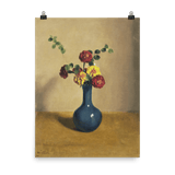 "Blue Vase" Art Print - Lone Fox