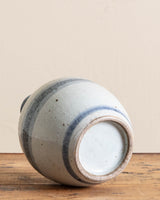 Blue/White Stripped Porcelain Jars (Set of 2) - Lone Fox
