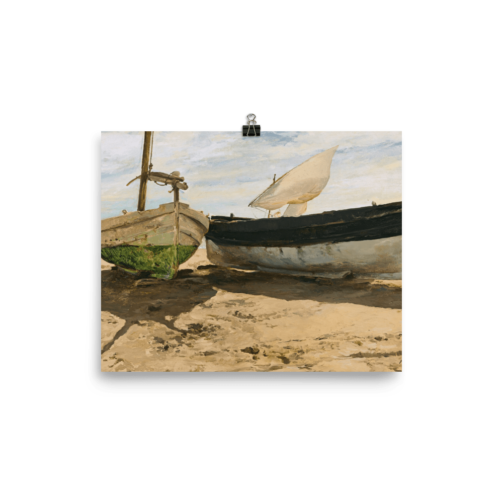Boats On The Beach, Valencia