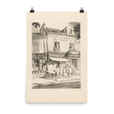 "Bookstore Au Singe qui lit in Paris" Art Print - Lone Fox