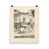 "Bookstore Au Singe qui lit in Paris" Art Print - Lone Fox
