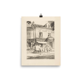 "Bookstore Au Singe qui lit in Paris" Art Print - Lone Fox