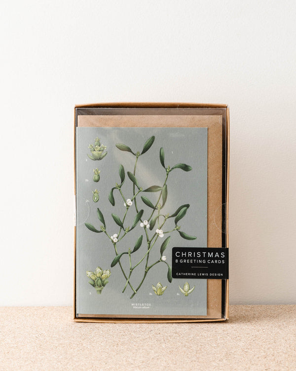 Botanical Christmas Cards (Box of 8) - Lone Fox