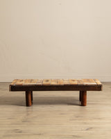 Botanical Tile Top Waterfall Coffee Table by Roger Capron, France, 1965 - Lone Fox