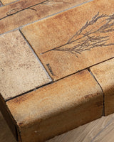 Botanical Tile Top Waterfall Coffee Table by Roger Capron, France, 1965 - Lone Fox