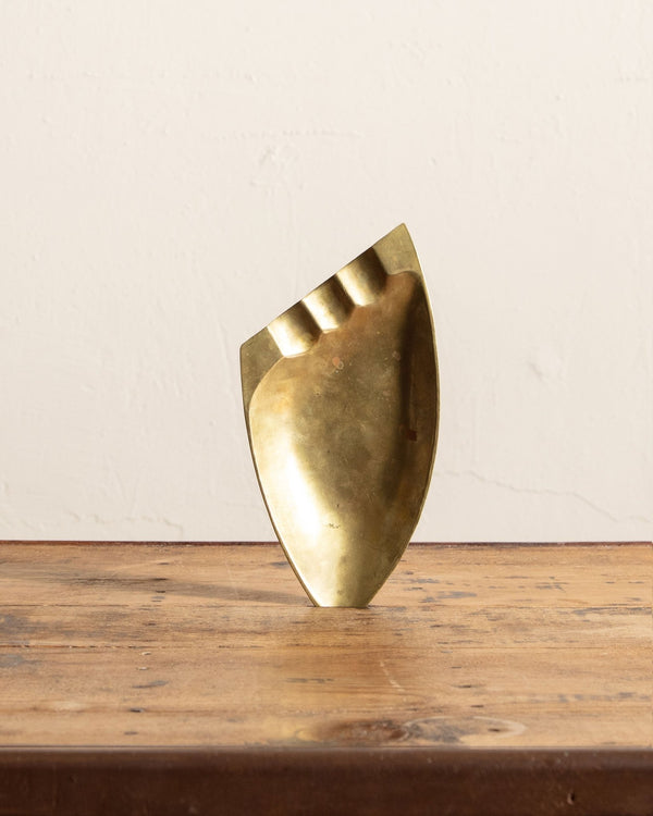 Brass Art Deco Style Ashtray - Lone Fox