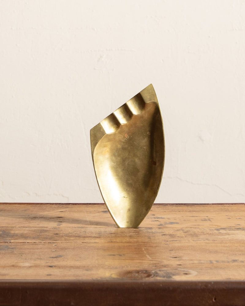 Brass Art Deco Style Ashtray - Lone Fox