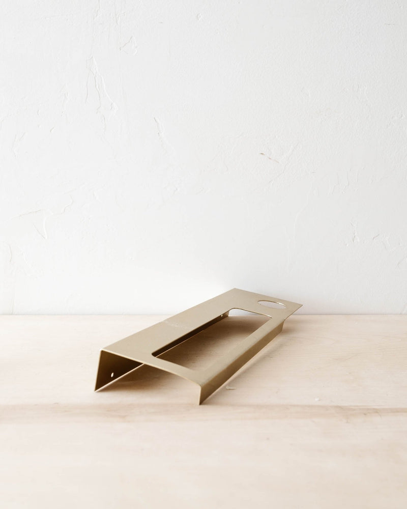 Brass Bathroom Metal Wall Shelf - Lone Fox