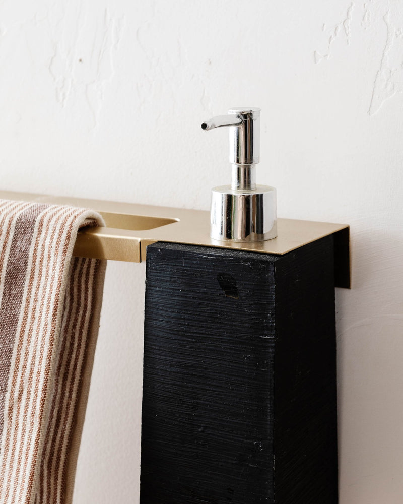 Brass Bathroom Metal Wall Shelf - Lone Fox