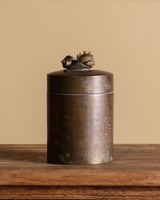 Brass Canister with Shell Cluster, American, 1970's - Lone Fox