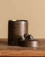 Brass Canister with Shell Cluster, American, 1970's - Lone Fox