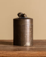 Brass Canister with Shell Cluster, American, 1970's - Lone Fox