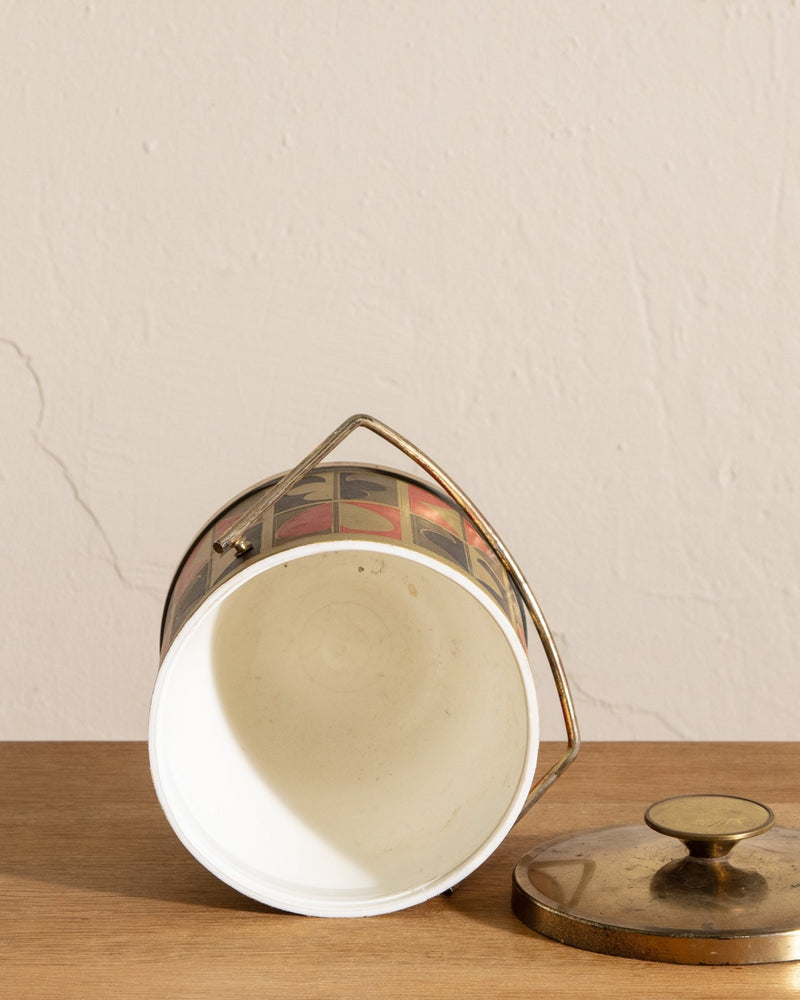 Brass Card Suit Ice Bucket, 1970's - Lone Fox