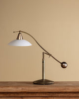 Brass Counterbalance Swing Arm Desk Lamp, Europe, Late 20th Century - Lone Fox