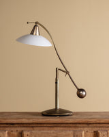 Brass Counterbalance Swing Arm Desk Lamp, Europe, Late 20th Century - Lone Fox