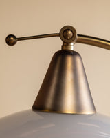 Brass Counterbalance Swing Arm Desk Lamp, Europe, Late 20th Century - Lone Fox