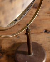 Brass Double Sided Mirror/Magnifier, Italy, 1950's - Lone Fox
