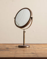 Brass Double Sided Mirror/Magnifier, Italy, 1950's - Lone Fox
