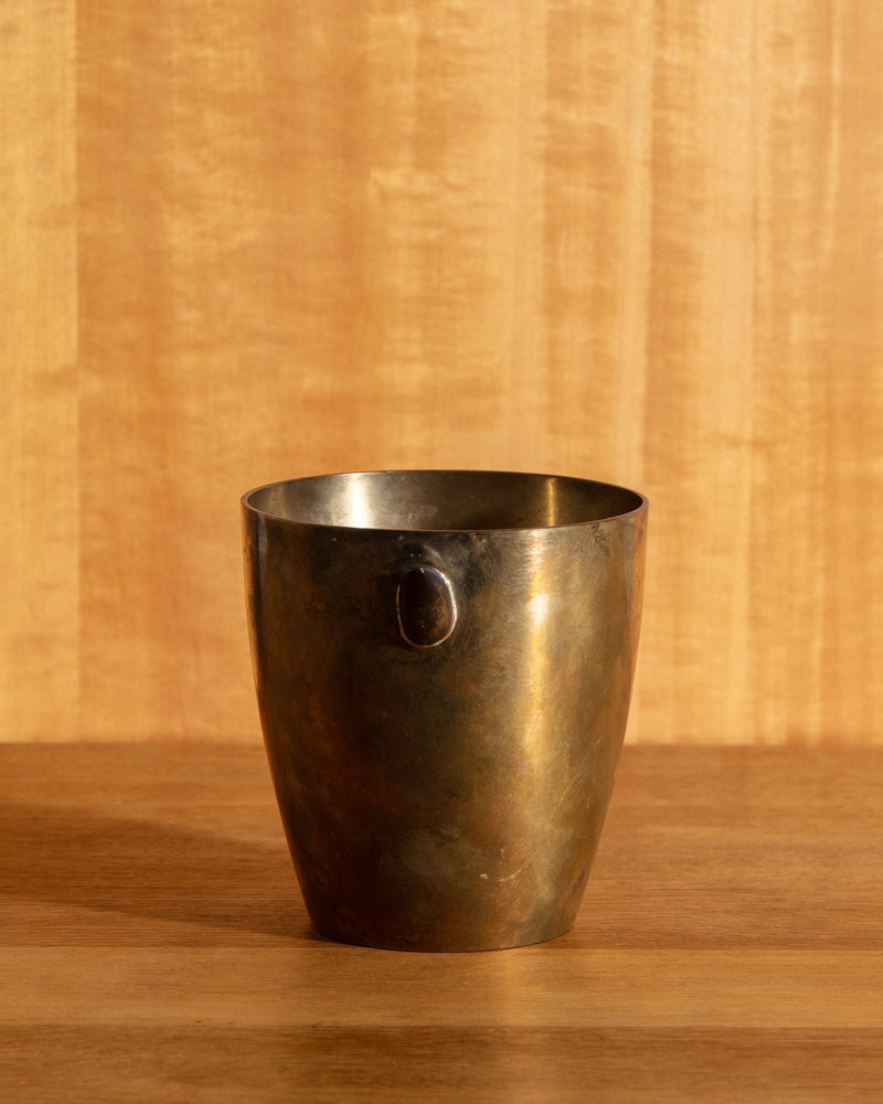 Brass Horn Ice Bucket / Vase - Lone Fox