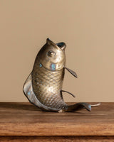 Brass Koi Fish Vase, Japan, Mid-20th Century - Lone Fox