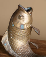 Brass Koi Fish Vase, Japan, Mid-20th Century - Lone Fox