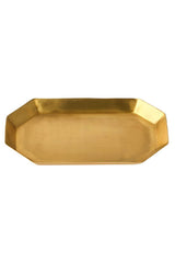 Brass Plate Long Octagonal - Medium - Lone Fox