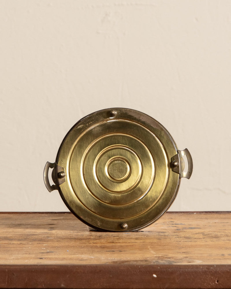 Brass & Red Lacquered Tray w/ Canisters Set - Lone Fox