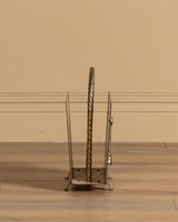 Brass Rope and Tassel Magazine Rack, France, 1940's - Lone Fox