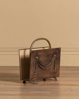 Brass Rope and Tassel Magazine Rack, France, 1940's - Lone Fox