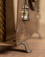 Brass Rope and Tassel Magazine Rack, France, 1940's - Lone Fox