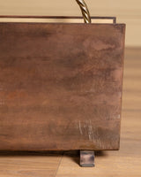 Brass Rope and Tassel Magazine Rack, France, 1940's - Lone Fox