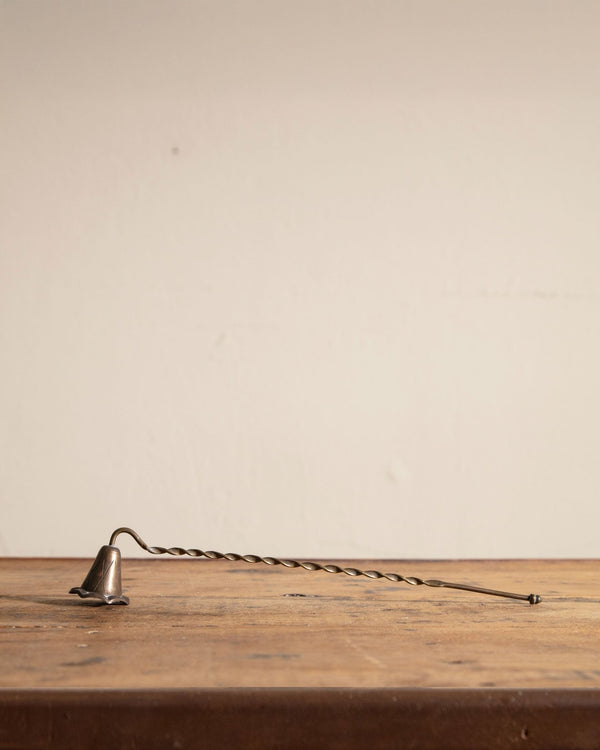 Brass Scalloped Candle Snuffer - Lone Fox