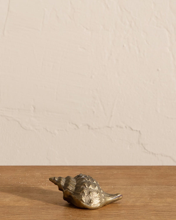 Brass Seashell Object - Lone Fox
