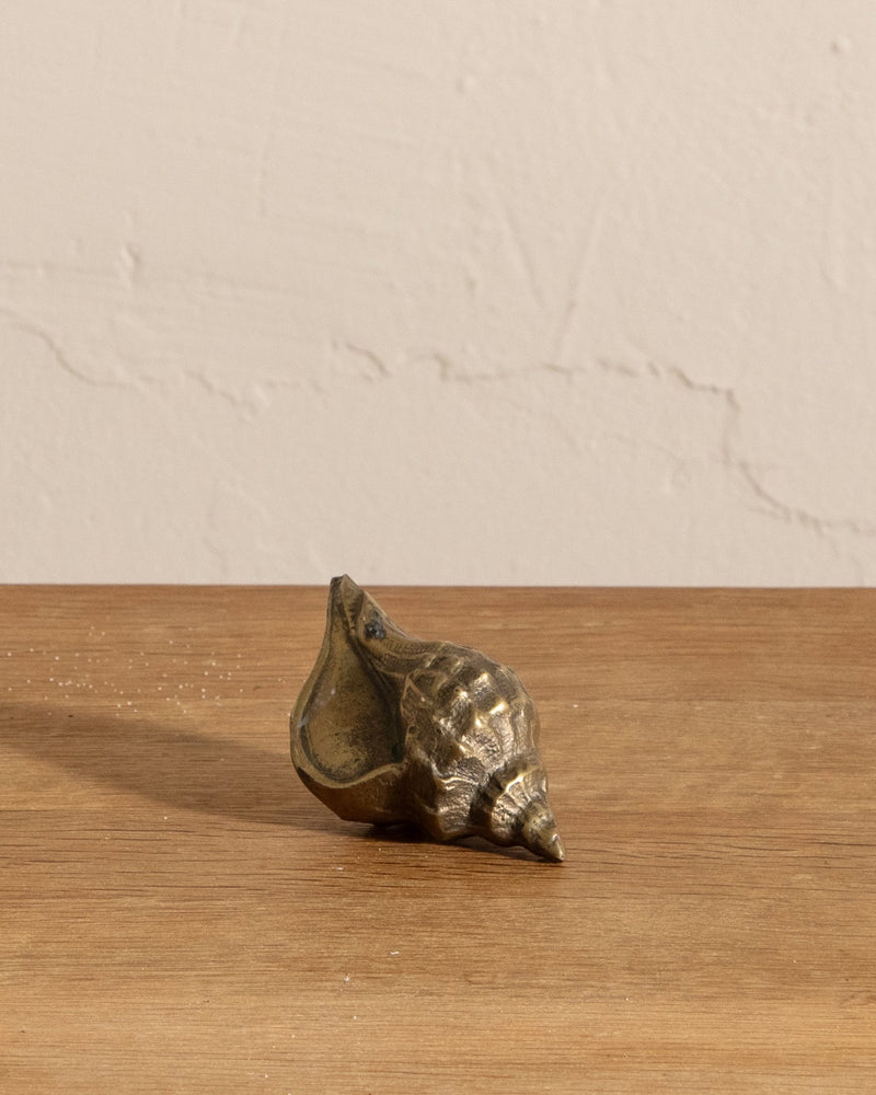 Brass Seashell Object - Lone Fox