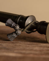 Brass Tassel Taper Holders, Pair, English, Late 19th Century - Lone Fox