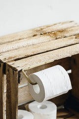 Brass Toilet Paper Holder - Lone Fox