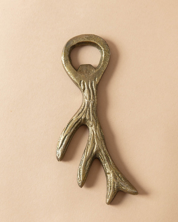 Bronze Antler Bottle Opener - Lone Fox