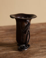 Bronze Art Nouveau Lily Vase, Japan, 1900's - Lone Fox