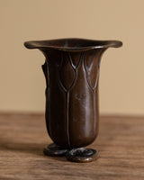 Bronze Art Nouveau Lily Vase, Japan, 1900's - Lone Fox