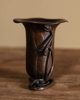 Bronze Art Nouveau Lily Vase, Japan, 1900's - Lone Fox