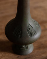 Bronze Crane-Neck Vase, Japan, Early 20th Century - Lone Fox