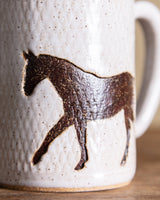 Brown Horse Ceramic 14oz Mug - Lone Fox