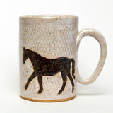Brown Horse Ceramic 14oz Mug - Lone Fox