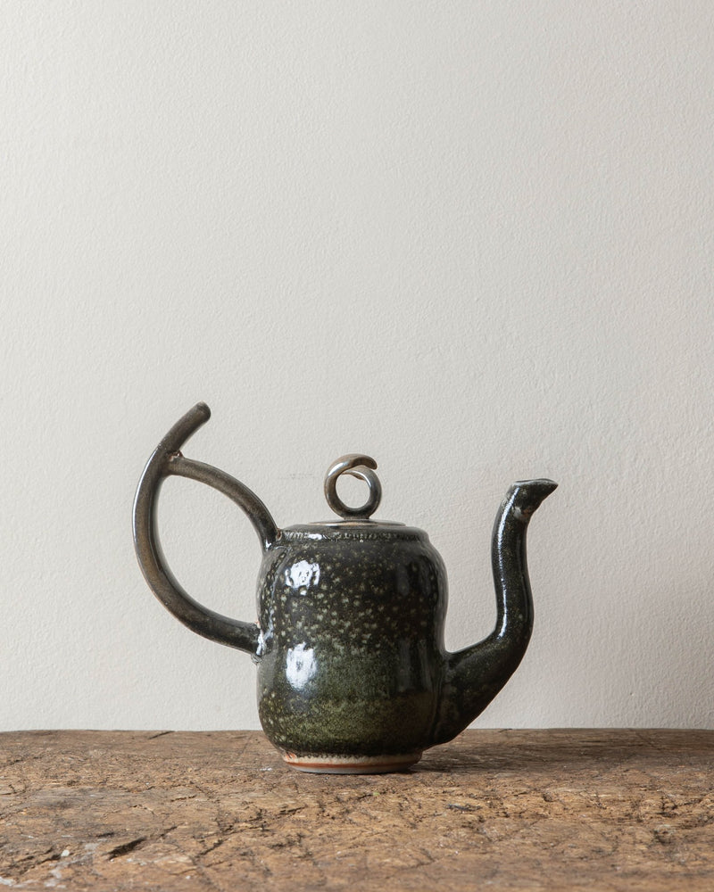 Brutalist Abstract Studio Pottery Teapot - Lone Fox